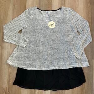 Hayden Los Angeles Tan Open Back‎ Sweater Size M